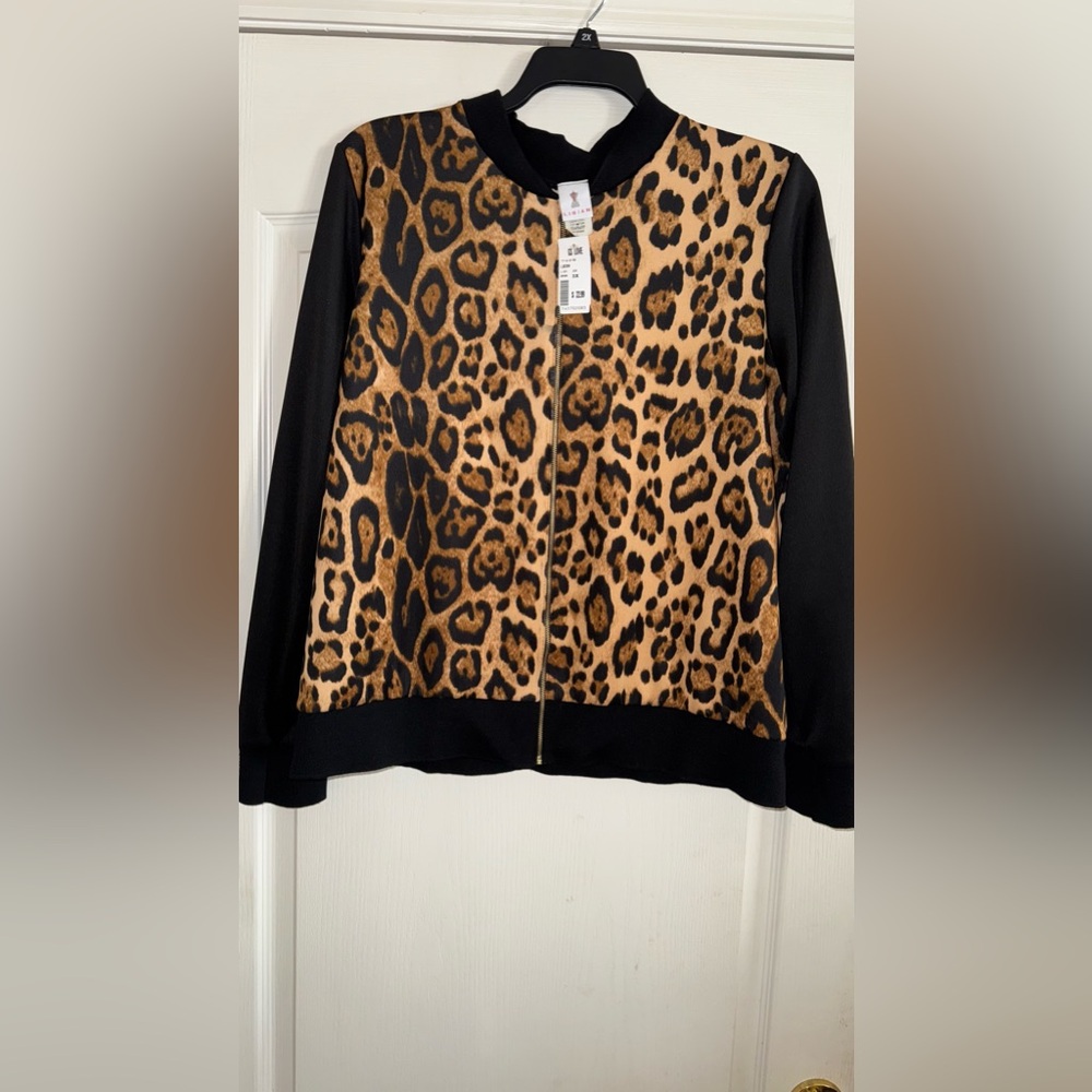 Leopard Bomber Jacket - Picture 2 of 4